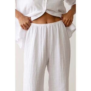 DONNI. The Bubble Crop Simple Pant Size MPowder / M